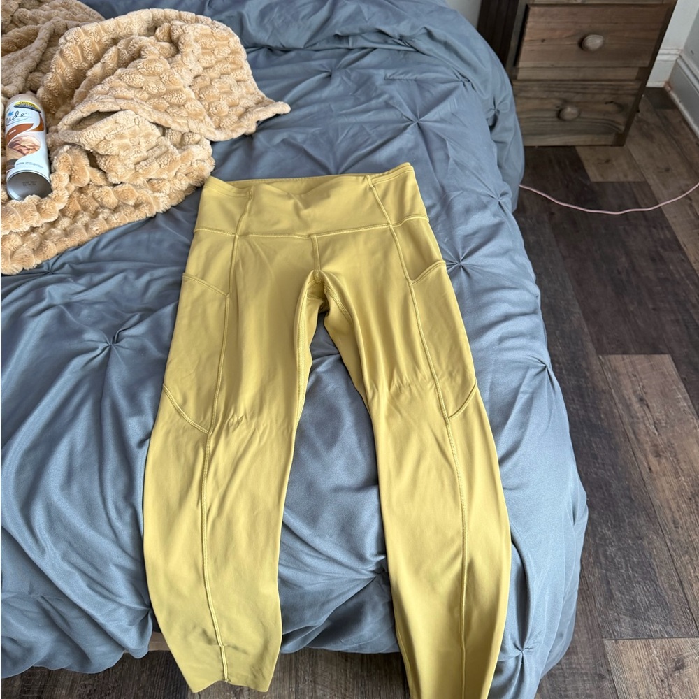 Lululemon Athletica Yellow Leggings